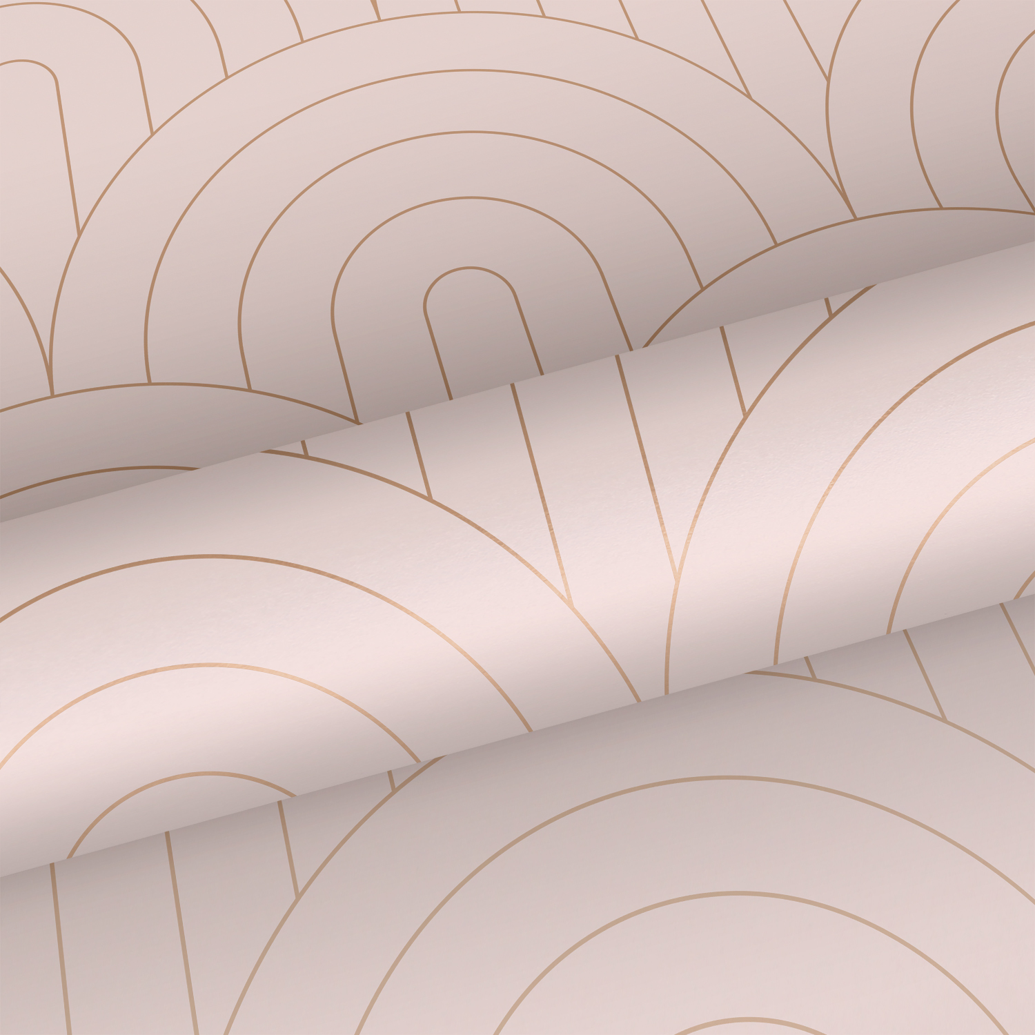 Wallpaper Art Deco Arches Soft Pink 139217 (5)