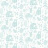 Kids Wallpaper Bears Blue – Honeywood Bears Bluejay