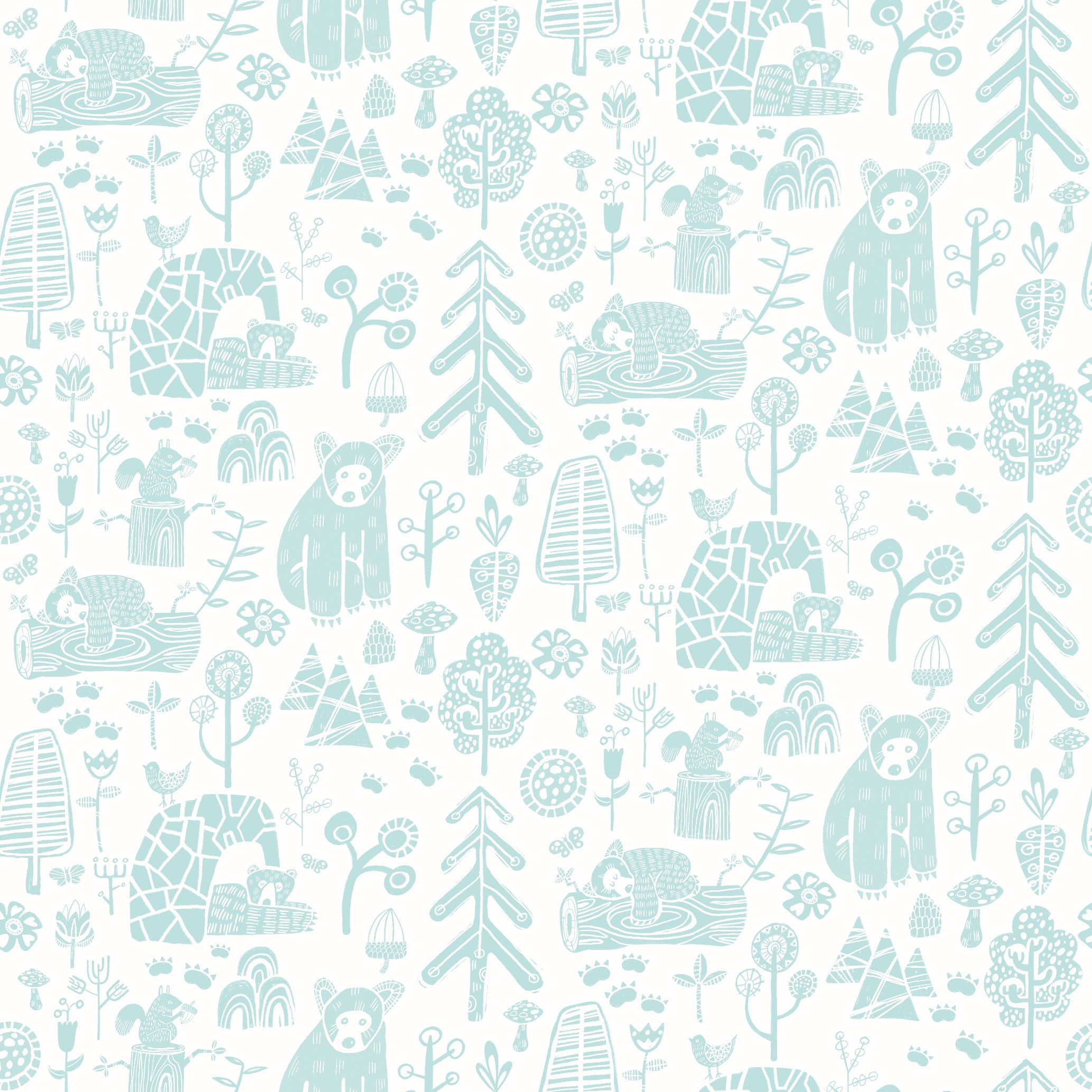 Kids Wallpaper Bears Blue – Honeywood Bears Bluejay WGU50146W (2) Kids Wallpaper Bears Blue – Honeywood Bears Bluejay