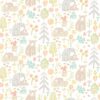 Kids Wallpaper Bears Yellow&Green