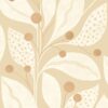 Wallpaper Abstract Leaves Neutral