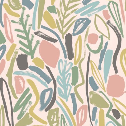 Wallpaper Abstract Pattern Blush