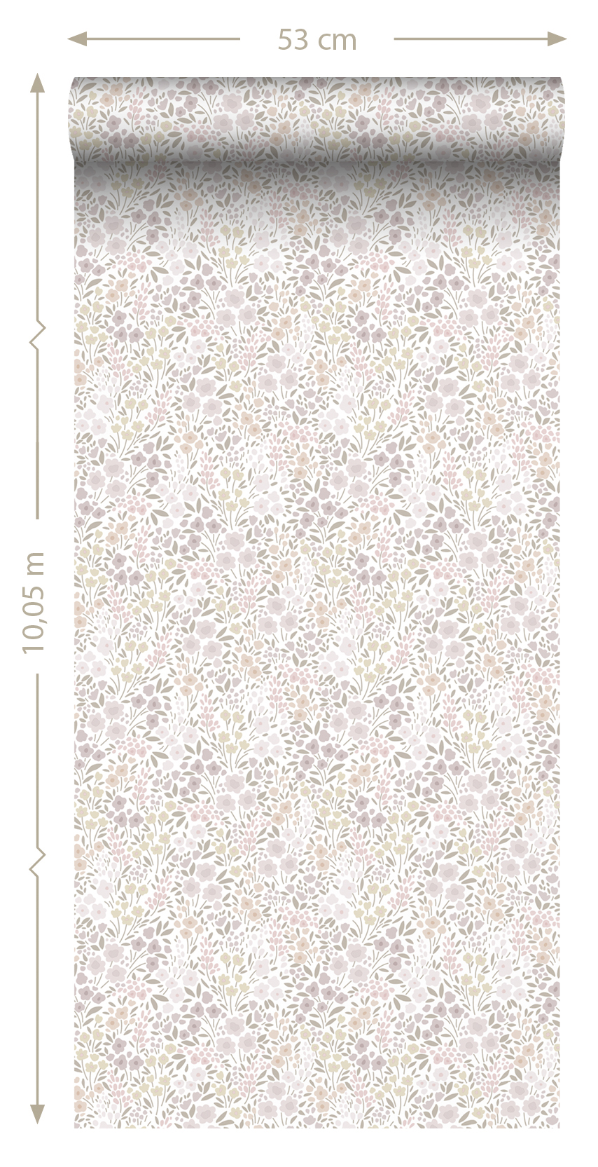 Wallpaper Flowers Lilac Pink 139531 (2)
