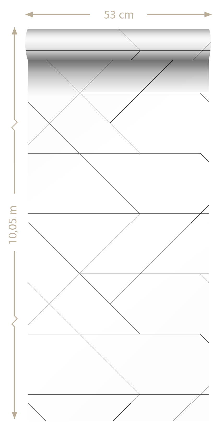 Wallpaper Graphic Lines Black & White 139235 (4)