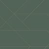 Wallpaper Graphic Lines Dark Green & Gold