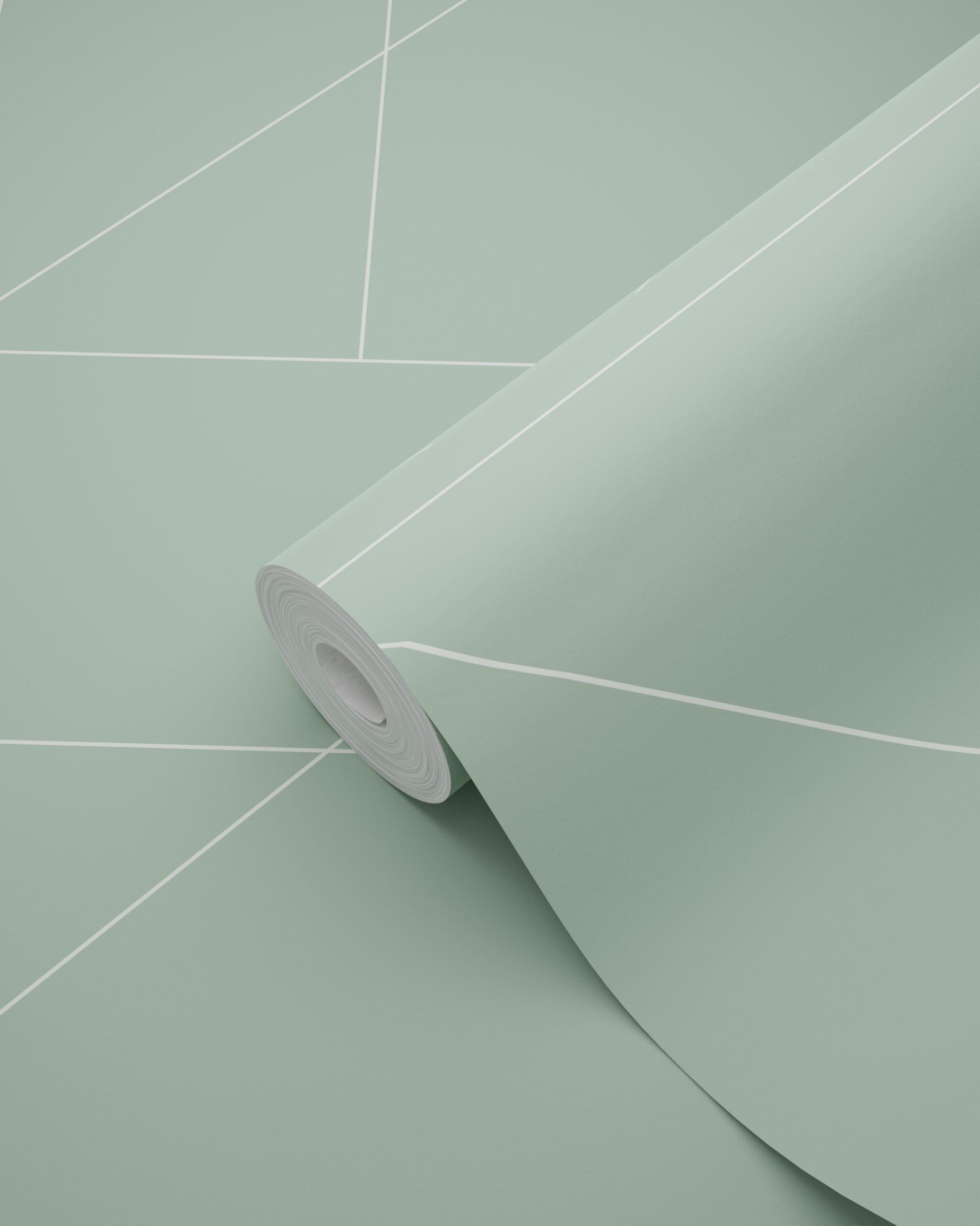 Wallpaper Graphic Lines Mint Green 139453 (1)