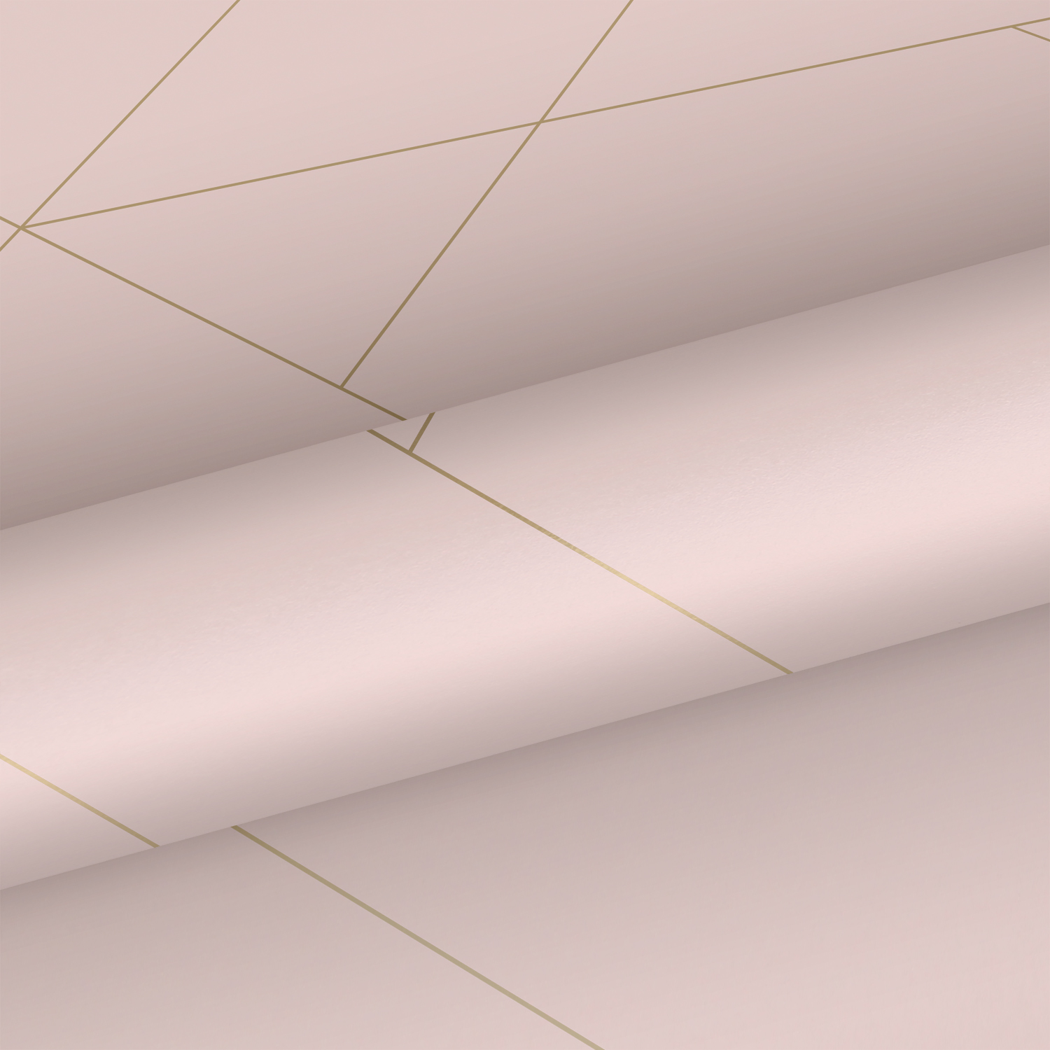 Wallpaper Graphic Lines Soft Pink & Gold 139211 (3)