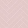 Wallpaper Herringbone Antique Pink&White