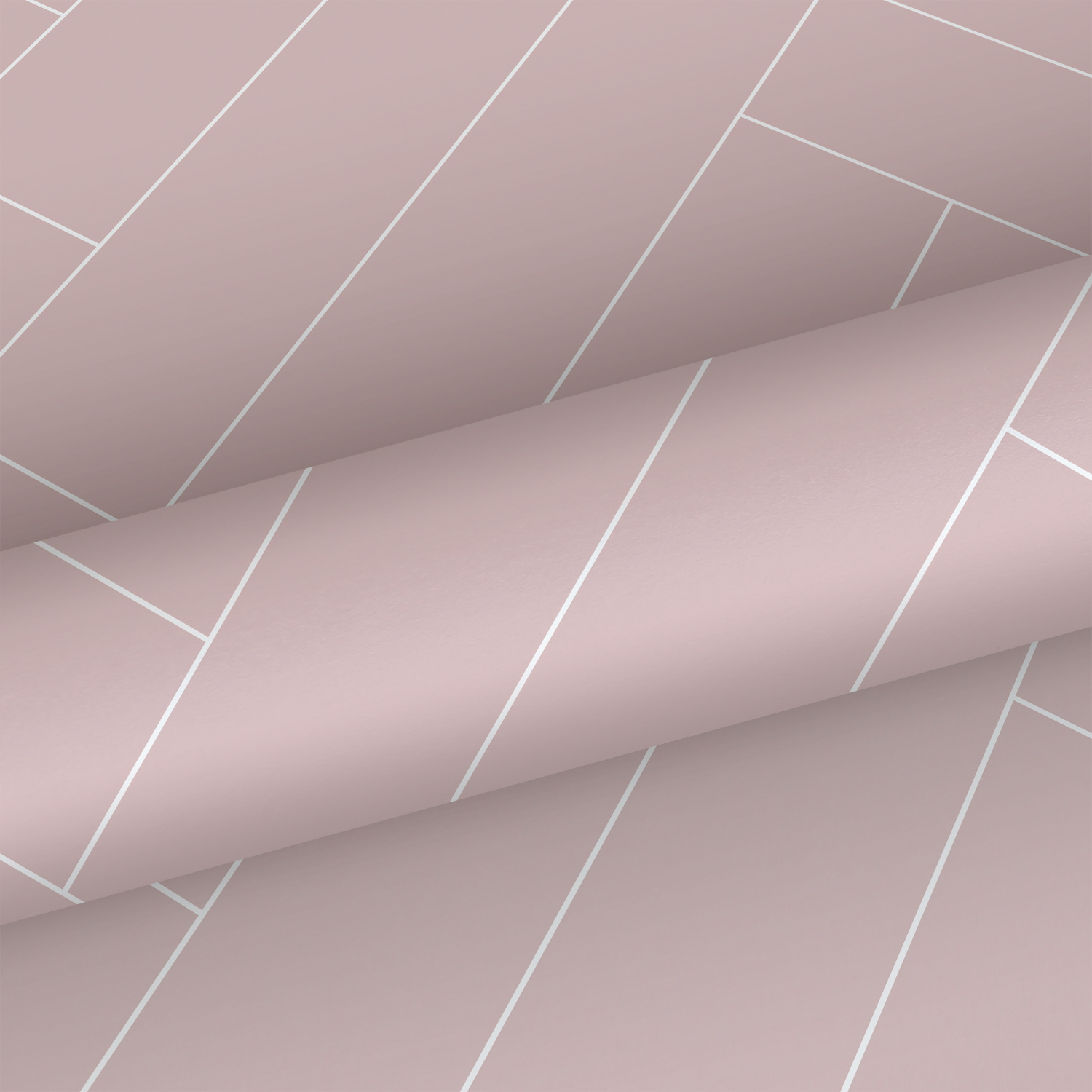 Wallpaper Herringbone Antique Pink&White 139220 (3)