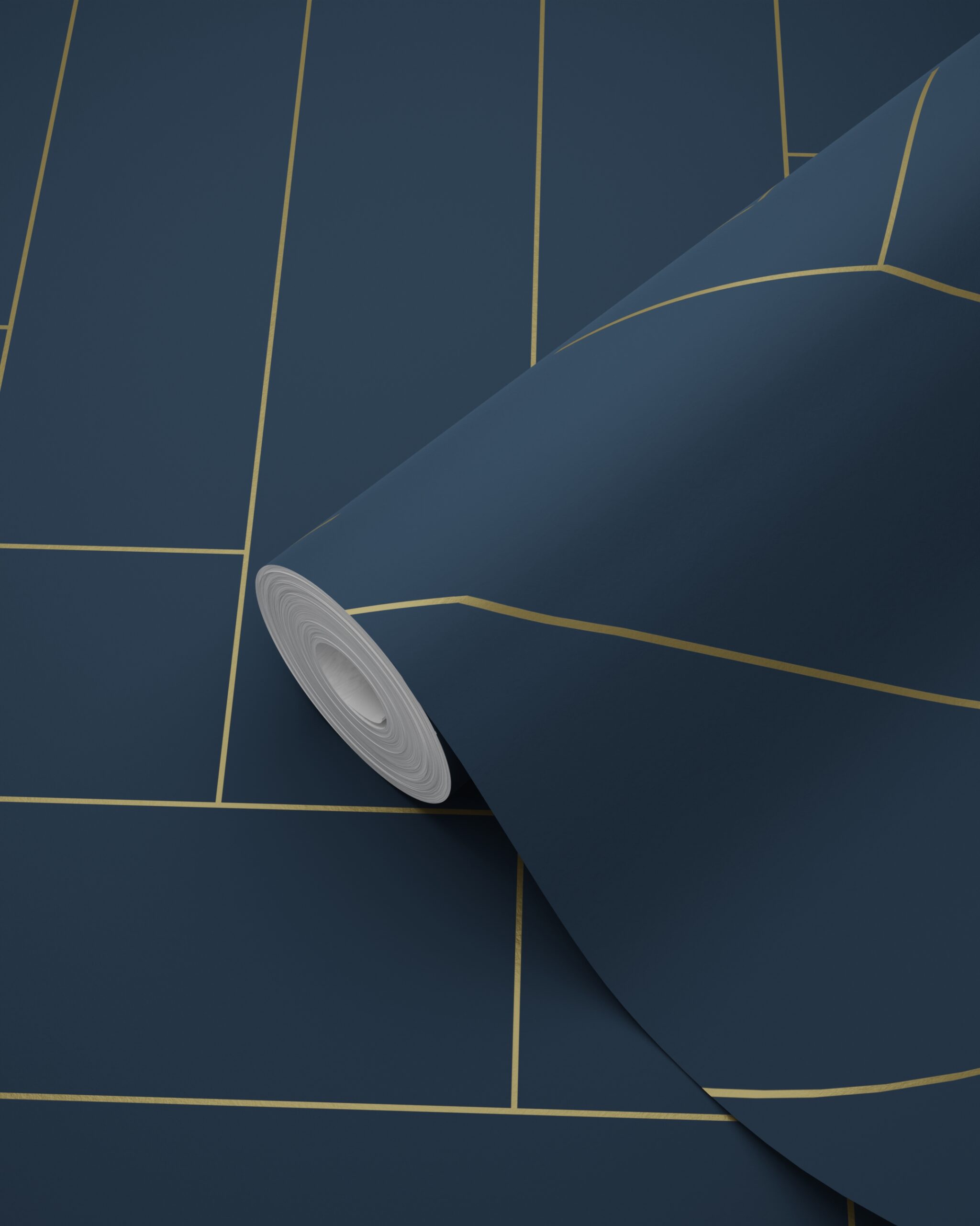 Wallpaper Herringbone Dark Blue 139309 (2)
