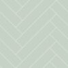 Wallpaper Herringbone Mint Green & White