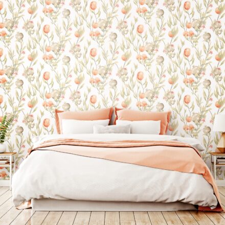 Wallpaper Pomegranite Trail Blush