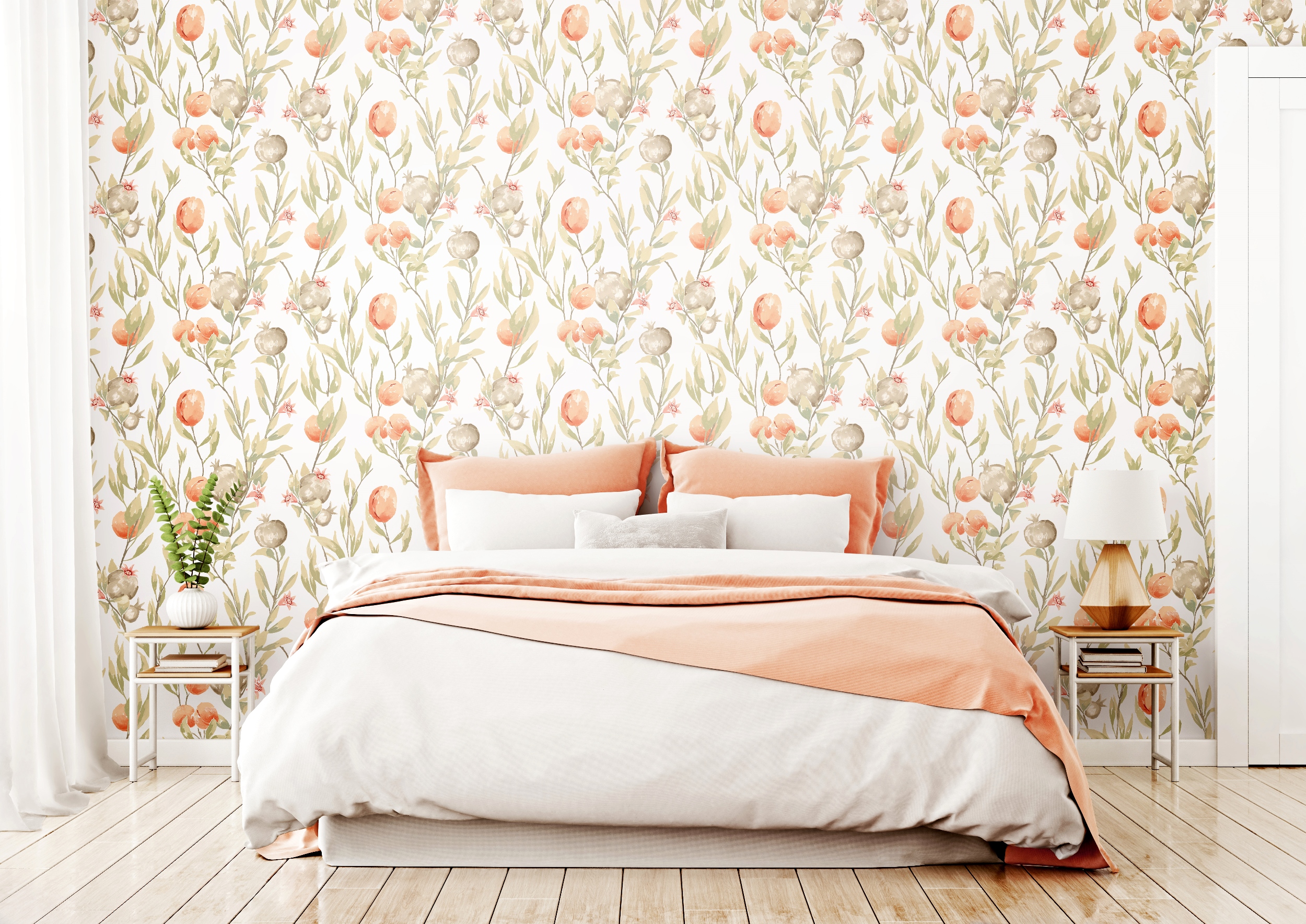 Wallpaper Pomegranite Trail Blush LBK50137W (2) Wallpaper Pomegranite Trail Blush