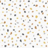 Wallpaper Terrazzo Mustard & Grey