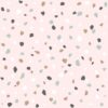 Wallpaper Terrazzo Soft pink & White & Mint Green