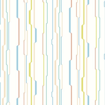 Kids Wallpaper Funny Stripes Blue