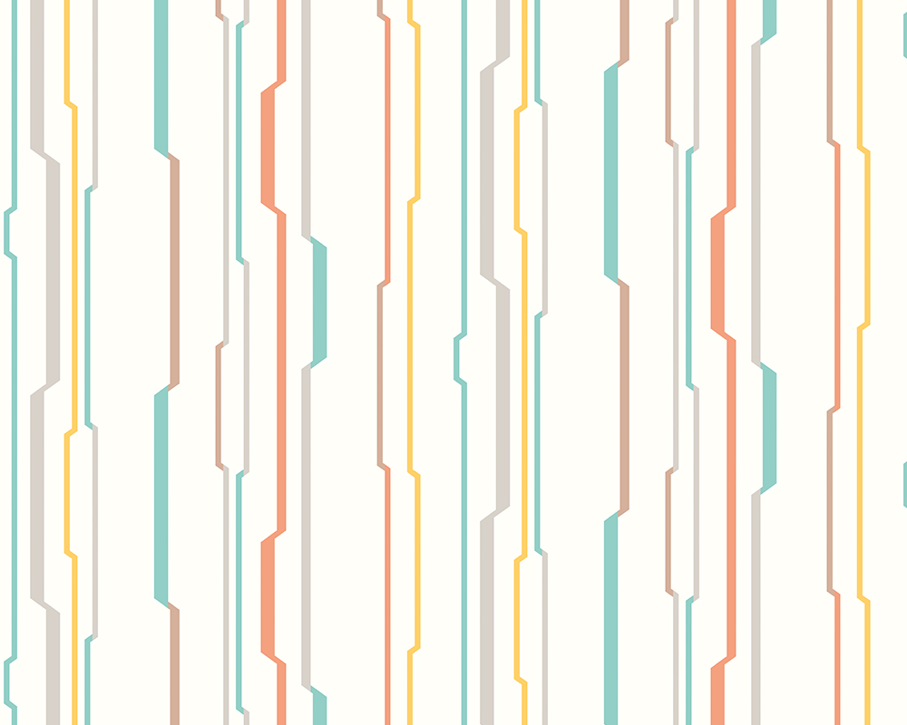 Kids Wallpaper Funny Stripes Green&Yellow – Wibble Wobble Dandelion WGU50117W (1)