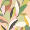 Wallpaper Abstract Leaves Green