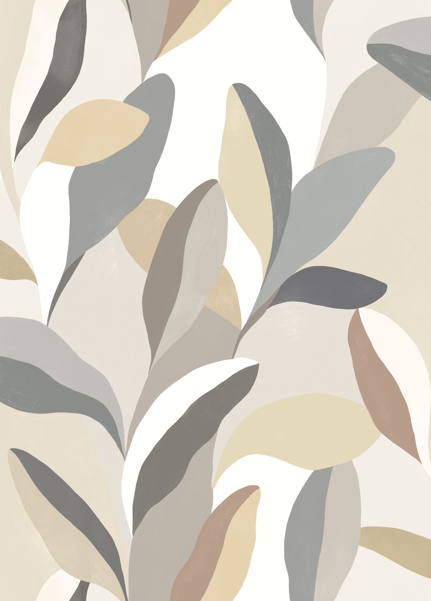Wallpaper Abstract Leaves Grey LBK50121W Wallpaper Abstract Leaves Grey