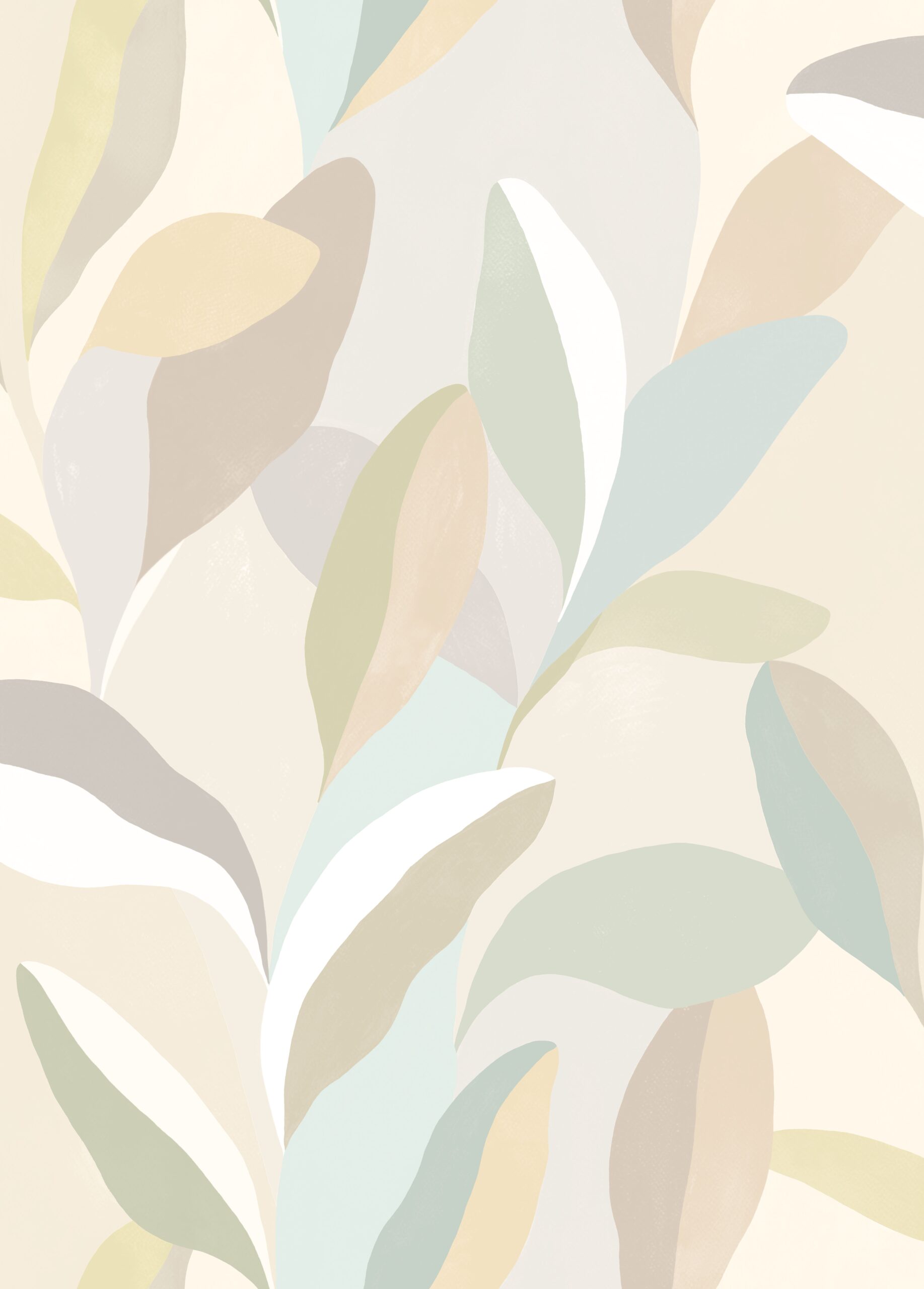 Wallpaper Abstract Leaves Pastels LBK50143W (2)