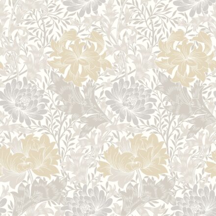 Wallpaper Floral Chrysanthemum Natural Stone