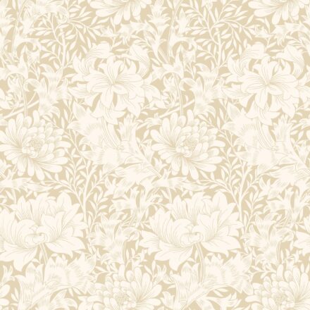 Wallpaper Floral Chrysanthemum Neutral