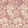 Wallpaper Floral Chrysanthemum Ruby Red