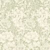 Wallpaper Floral Chrysanthemum Sage Green
