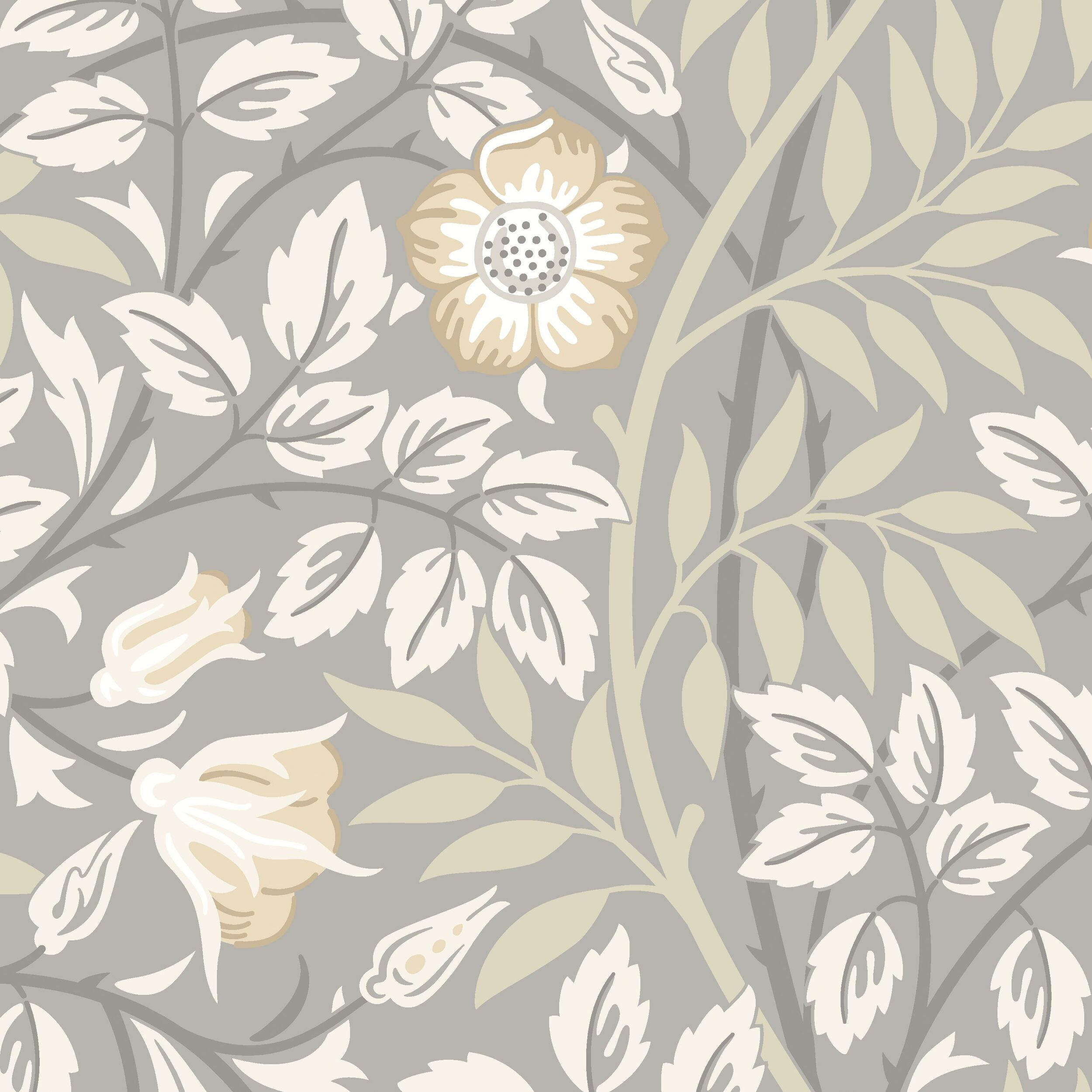 Wallpaper Rosehip Trail Grey HWA1093W (4)