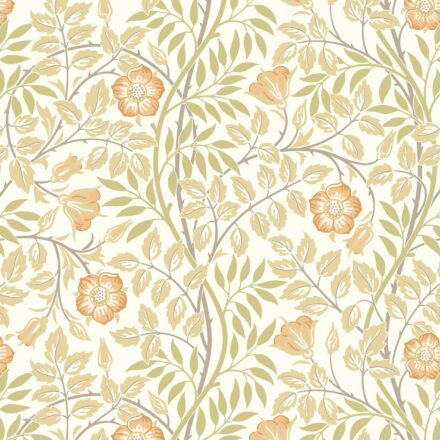 Wallpaper Rosehip Trail Soft Green&Yellow