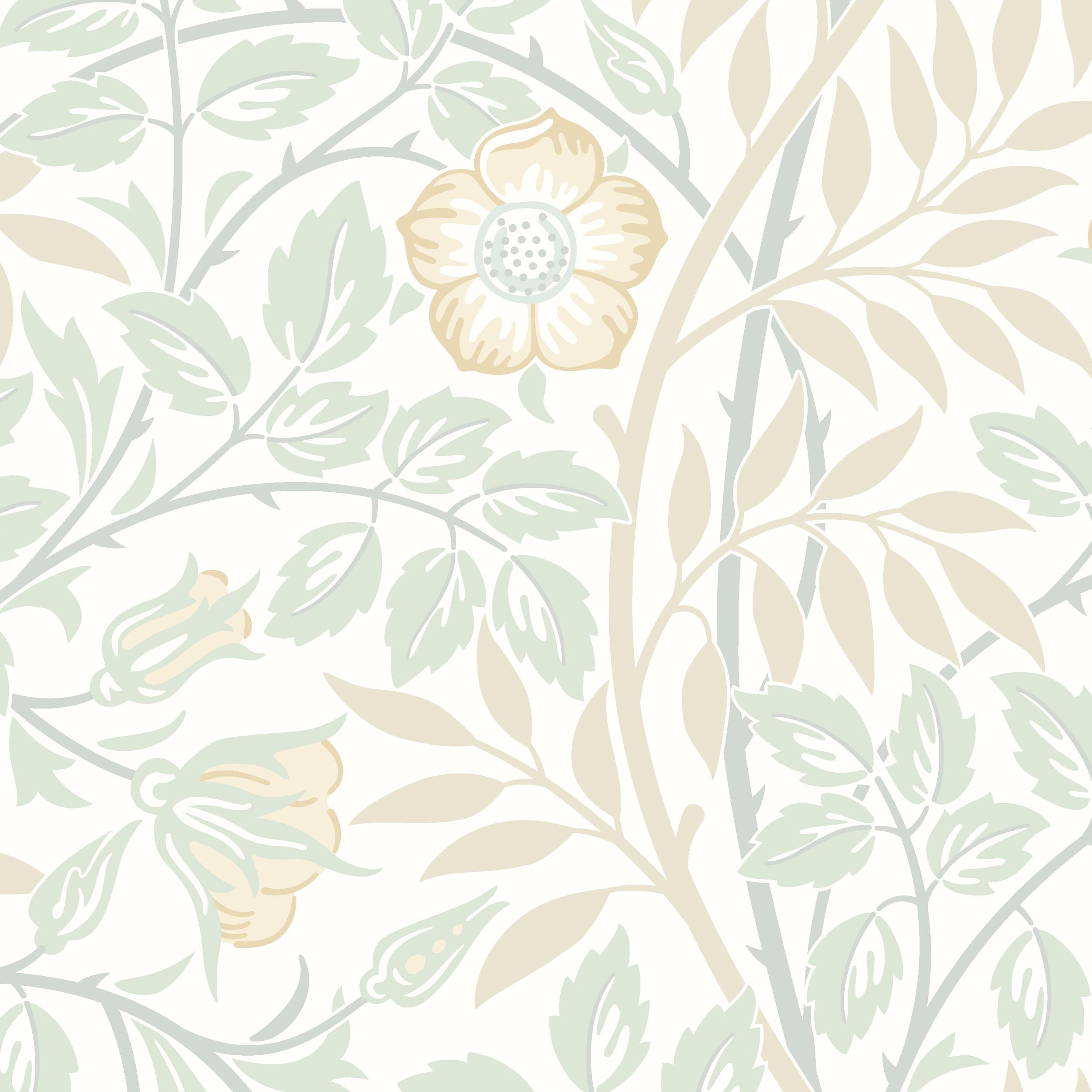 Wallpaper Rosehip Trail Soft Mint HWA1090W (1)
