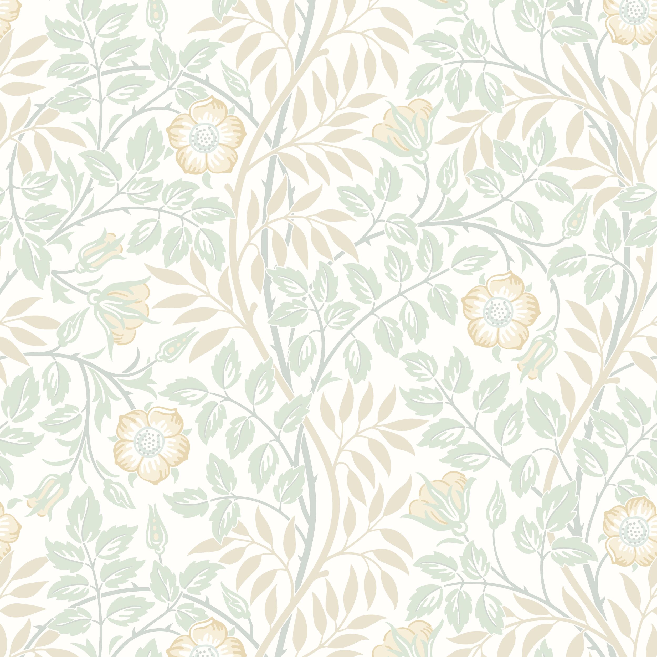 Wallpaper Rosehip Trail Soft Mint HWA1090W (2)