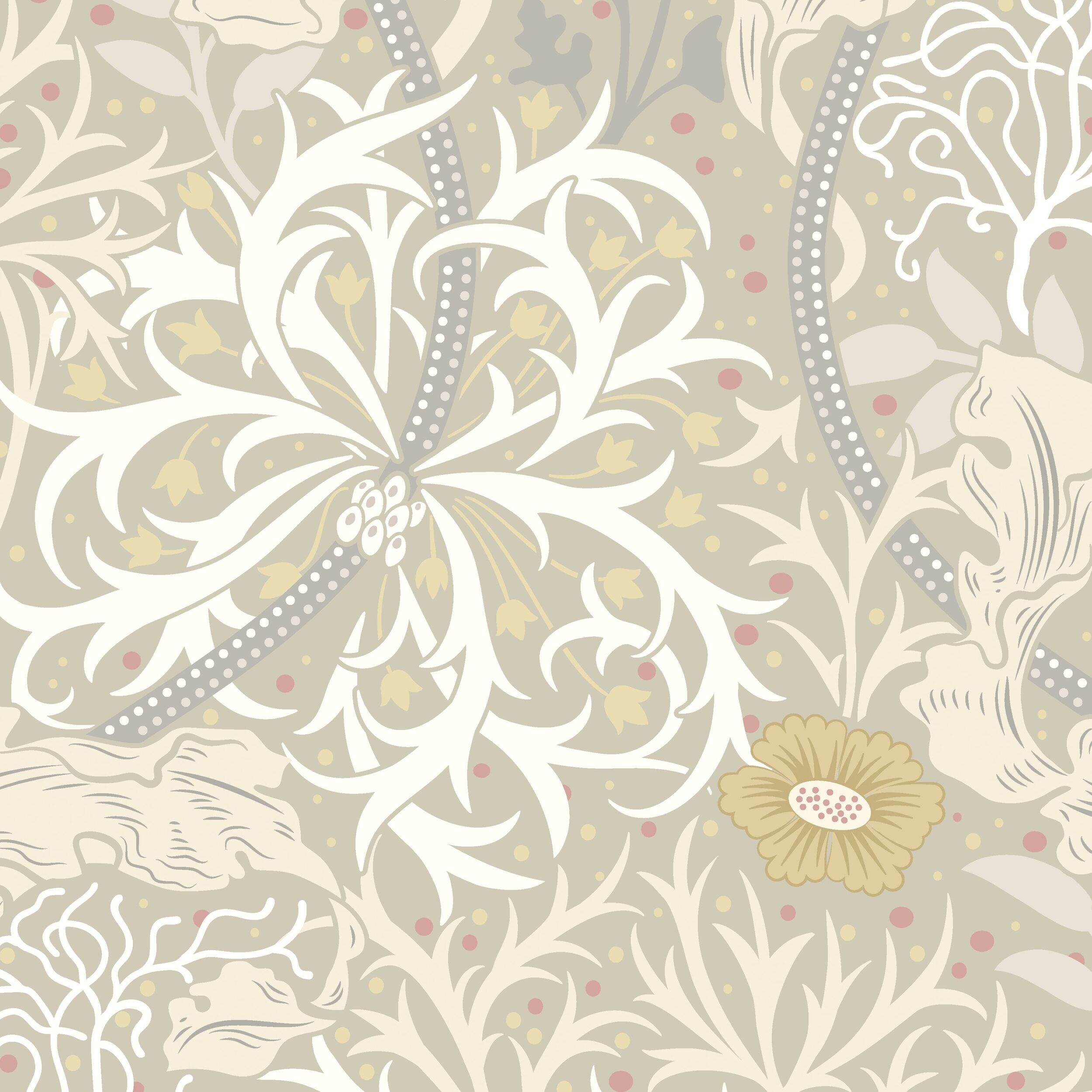 Wallpaper Seawood Garden Beige & Grey HWA1105W (2)