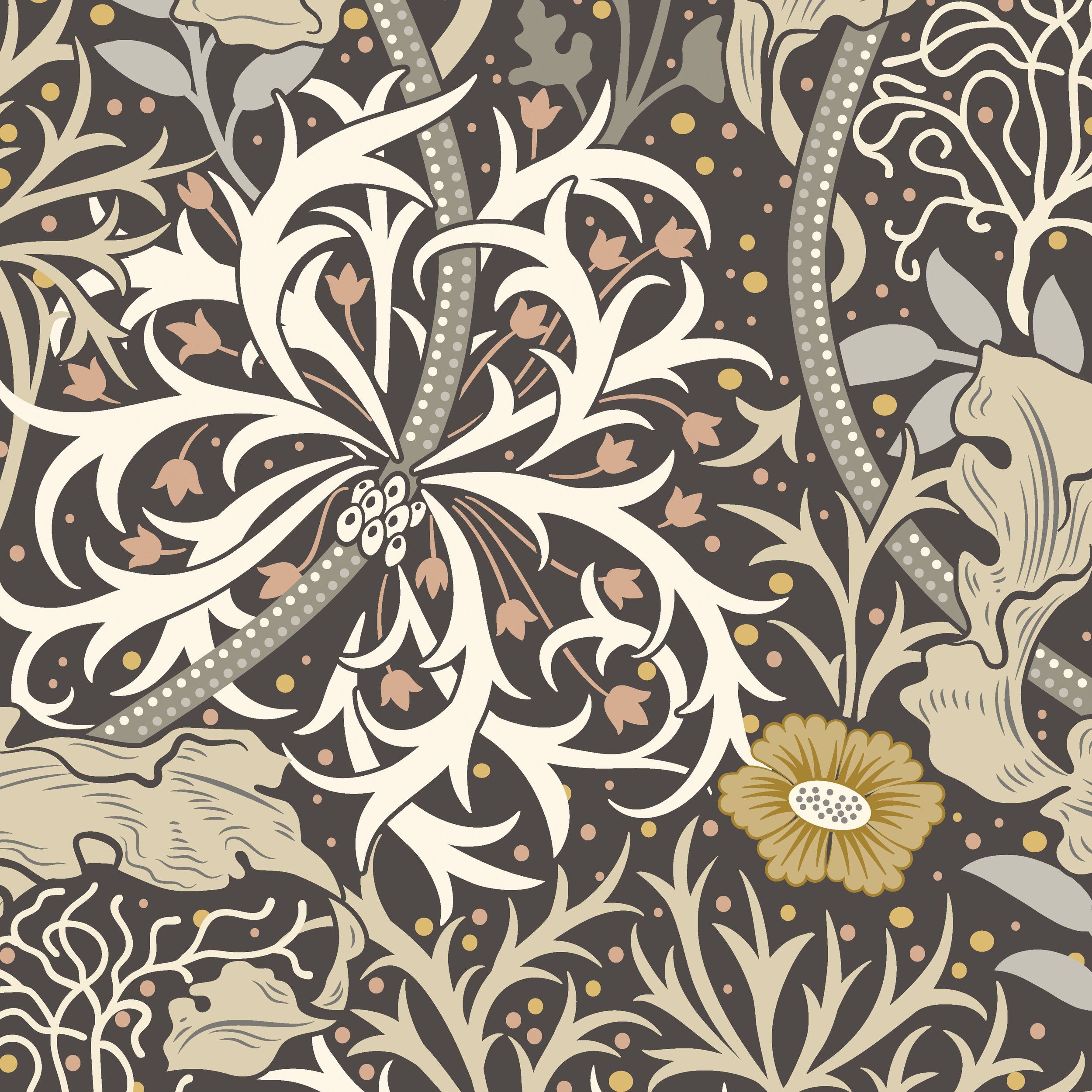 Wallpaper Seawood Garden Black & Grey HWA1106W (3)