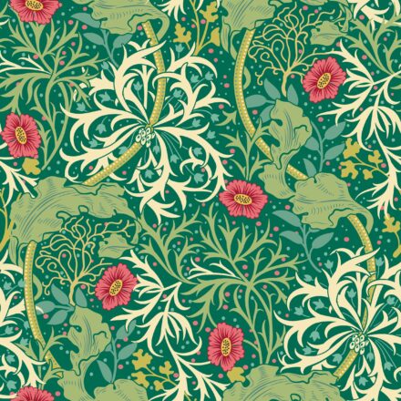 Wallpaper Seawood Garden Emerald Green