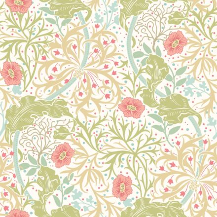 Wallpaper Seawood Garden Rose Pink