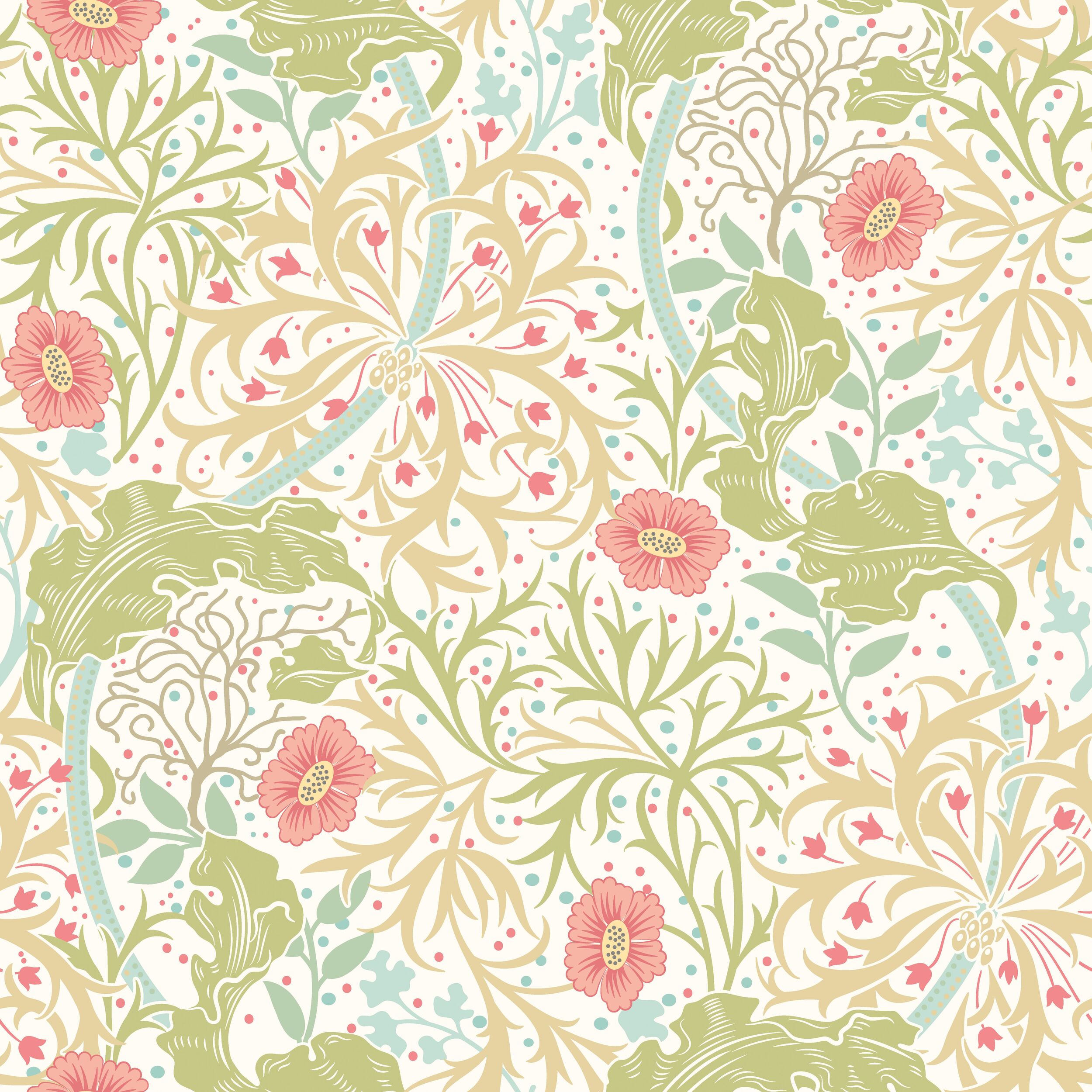 Wallpaper Seawood Garden Rose Pink HWA1100W (1) Wallpaper Seawood Garden Rose Pink