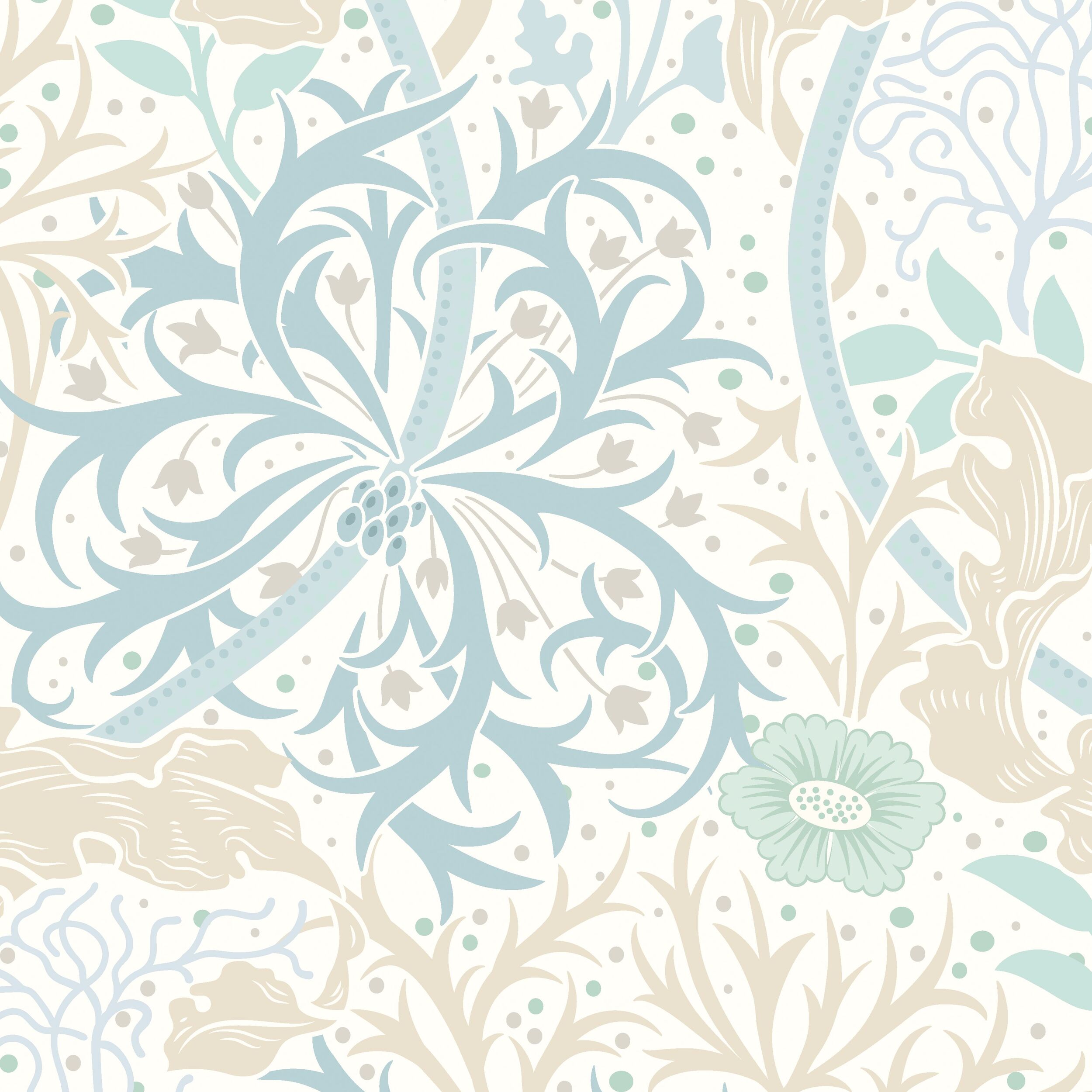 Wallpaper Seawood Garden Soft Blue HWA1101W (2)