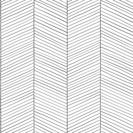 Wallpaper Herringbone Black&White