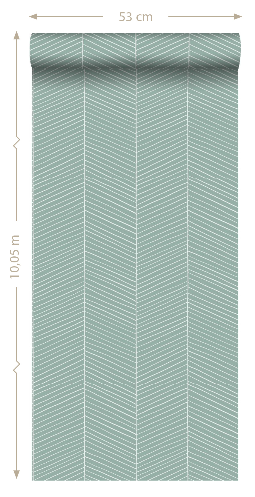 Wallpaper Herringbone Grayed Mint Green 139108 (2)