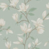 Wallpaper Magnolia Celadon Green