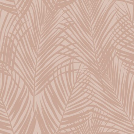 Wallpaper Palm Leafs Soft Pink