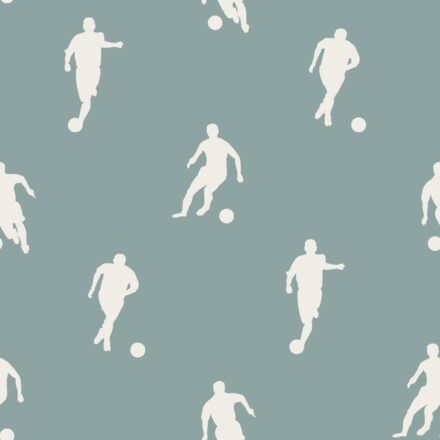 Kids Wallpaper Football Players Grayed Blue