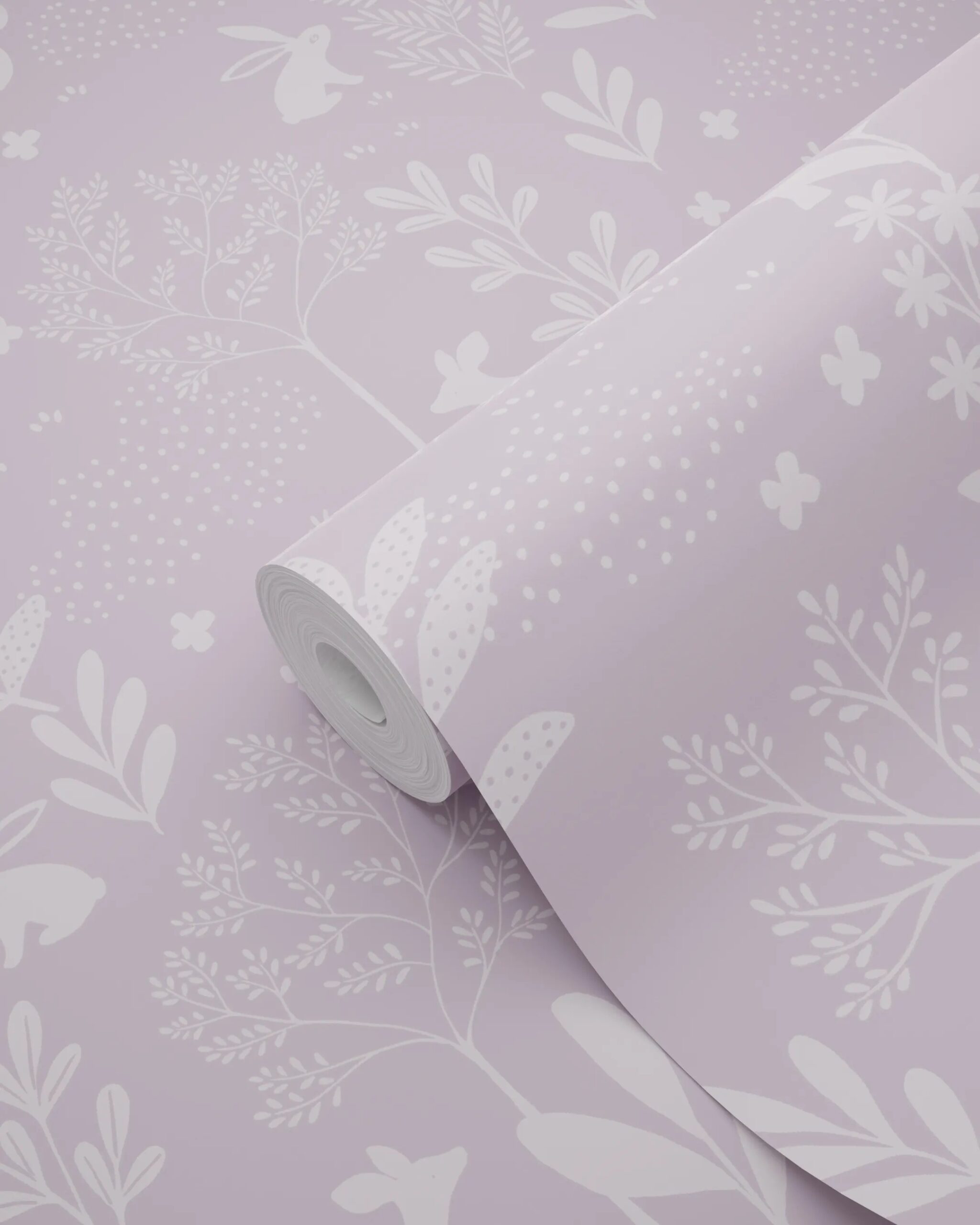 Kids Wallpaper Forest Animals Purple 139760 (3)