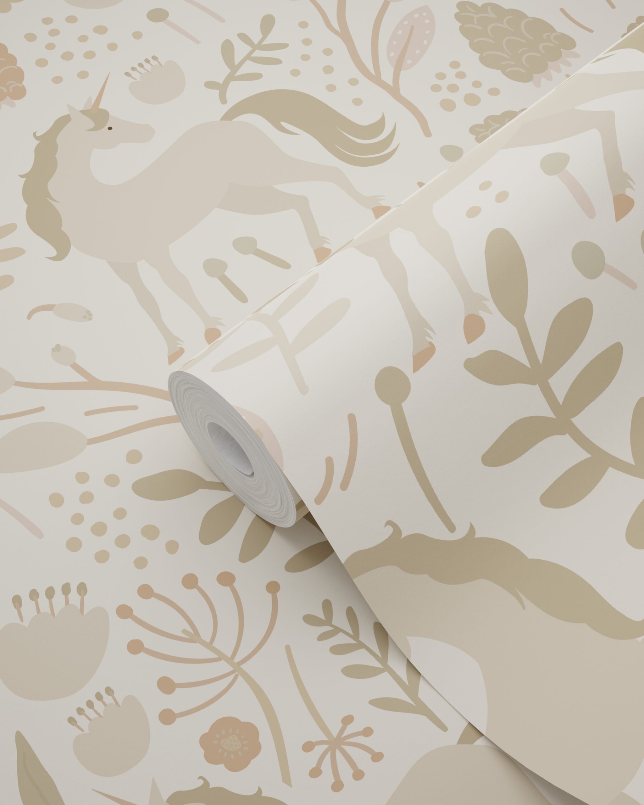 Kids Wallpaper Unicorns Beige&Terracotta 139806 (2)