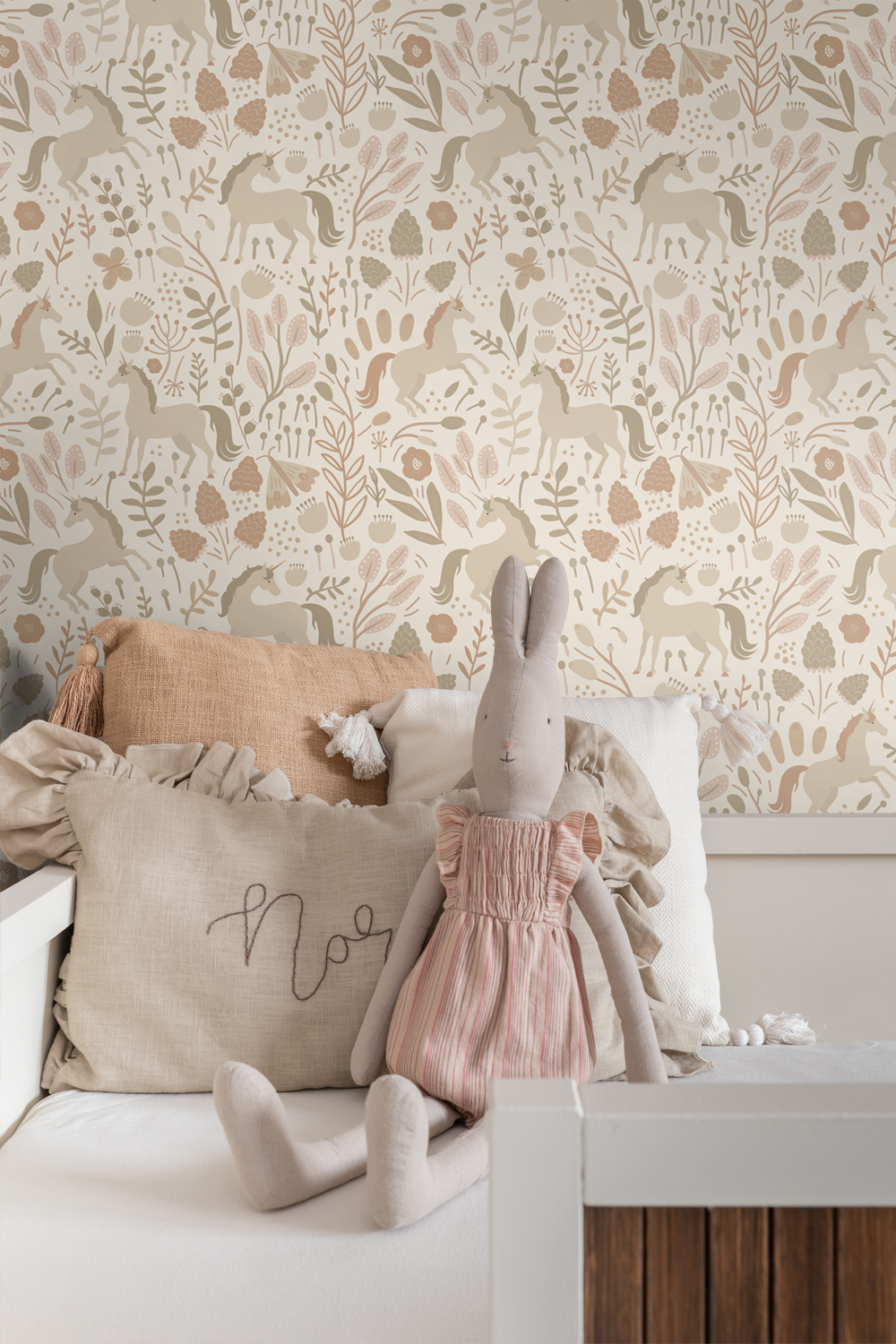 Kids Wallpaper Unicorns Beige&Terracotta 139806 (3)