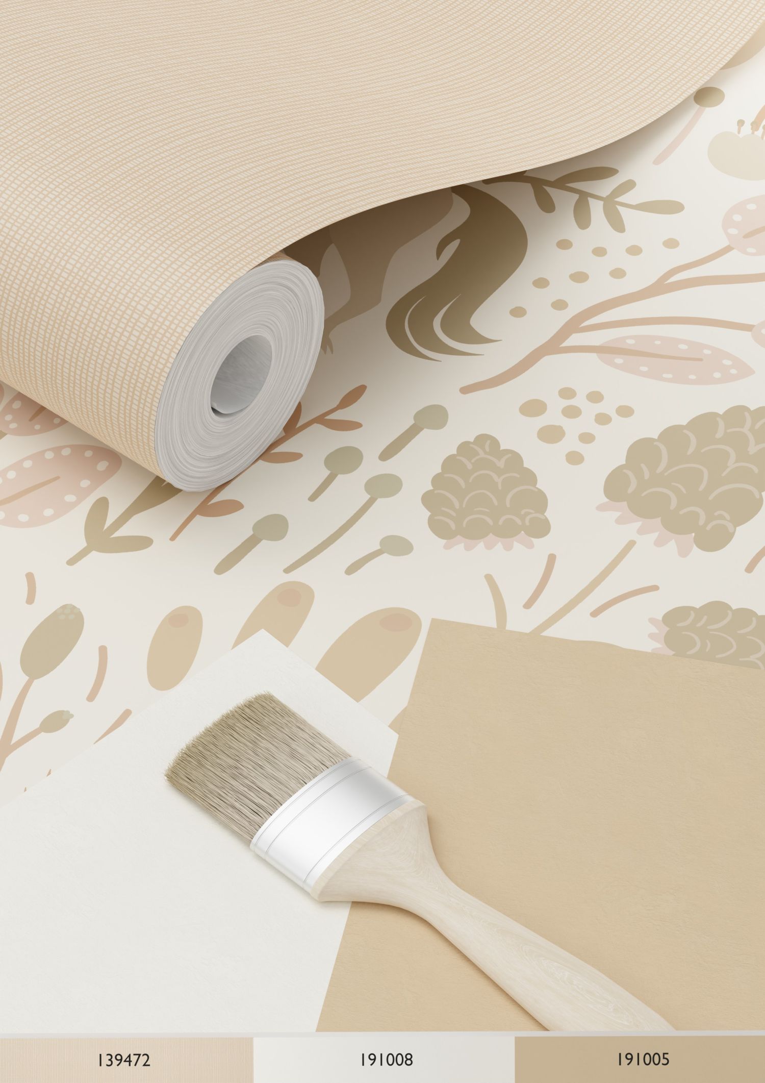 Kids Wallpaper Unicorns Beige&Terracotta 139806 (4)