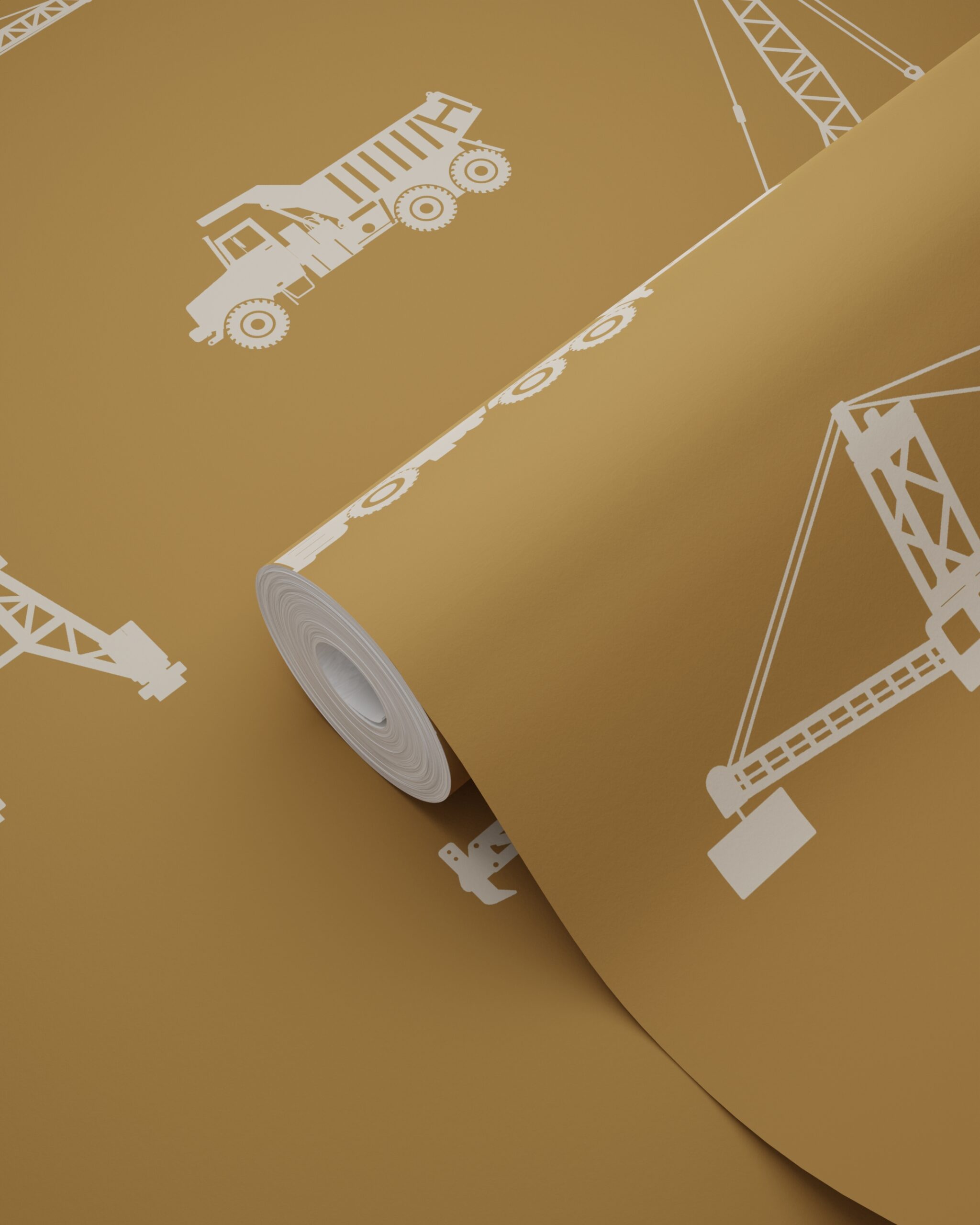 Kids Wallpaper Vehicles Ochre Brown 139971 (3)