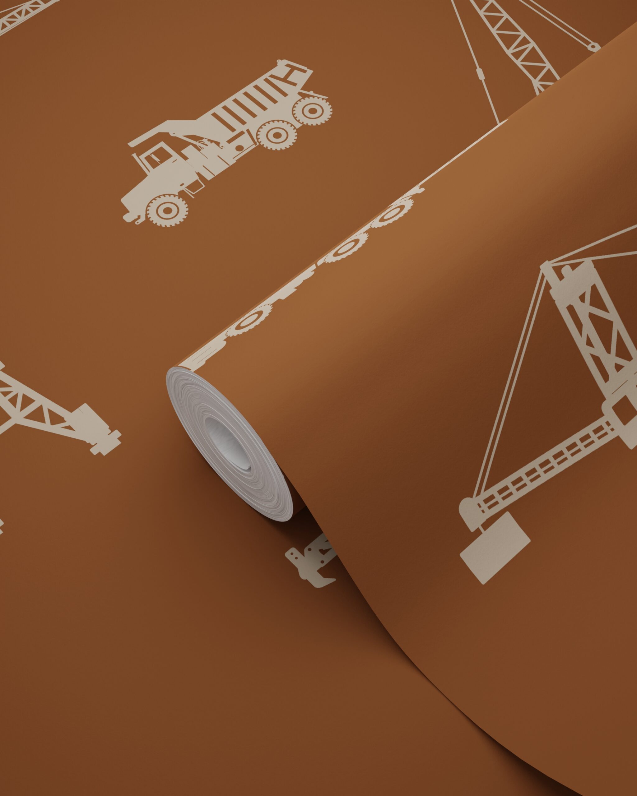 Kids Wallpaper Vehicles Terracotta 139972 (3)