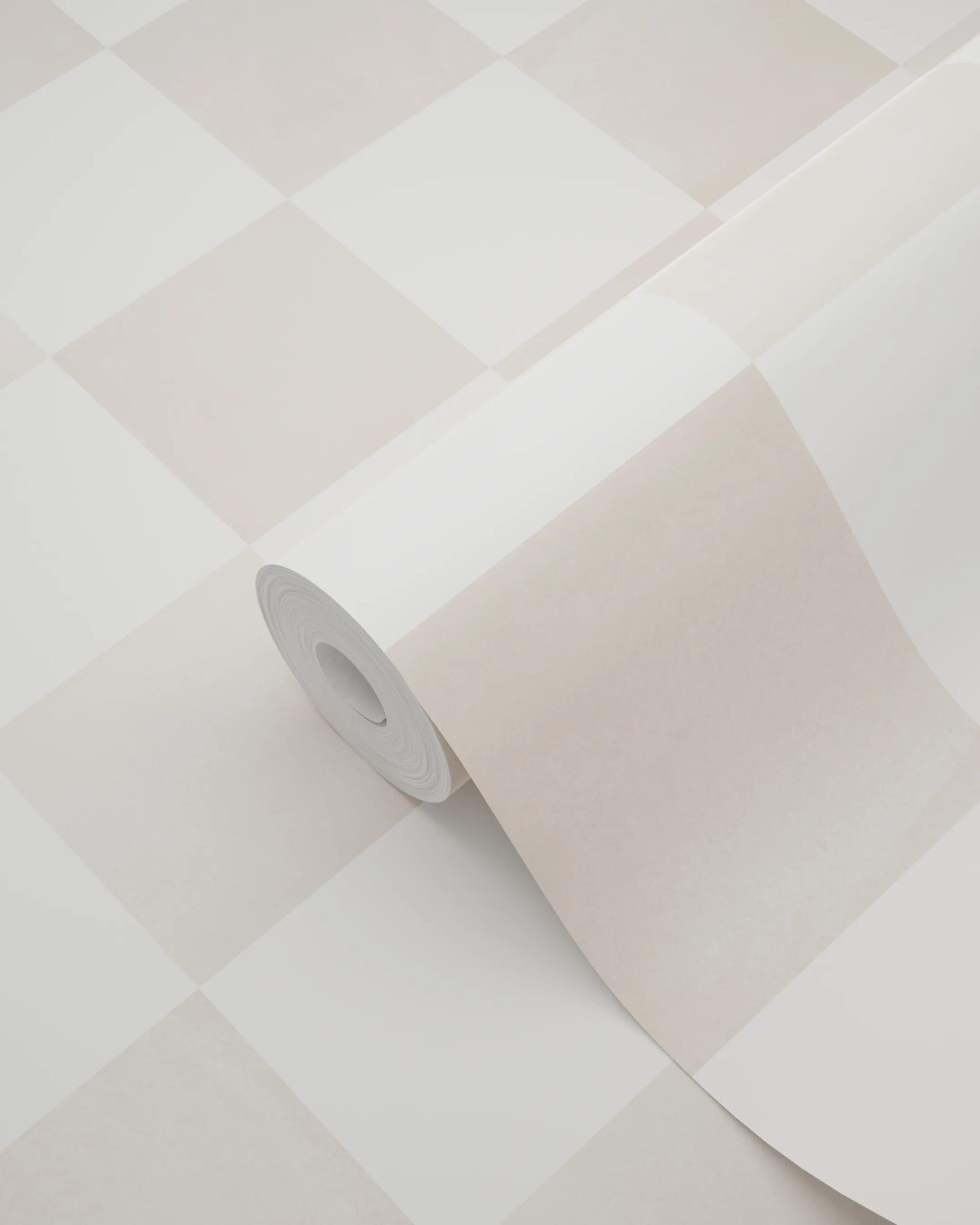 Wallpaper Chequered Motif Beige 131291 (3)